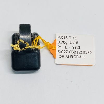 Barang Baby / Kanak-Kanak 916 - CINCIN LOVE 1C