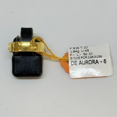 Cincin Belah Rotan 916 - PLAIN 1C