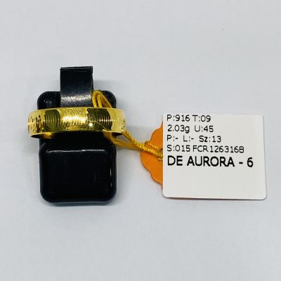 Cincin Belah Rotan 916 - PLAIN 1C