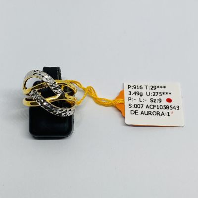 Cincin Fesyen 916 - SILANG STM 2C