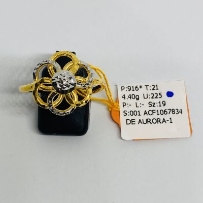 Cincin Fesyen 916 - BUNGA STM 2C 