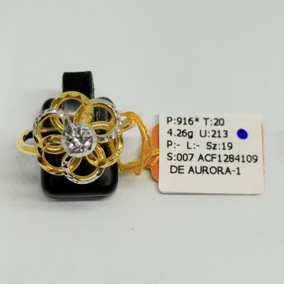 Cincin Fesyen 916 - FLOWER STM 2C