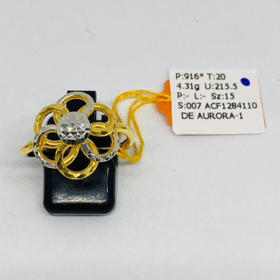Cincin Fesyen 916 - FLOWER STM 2C