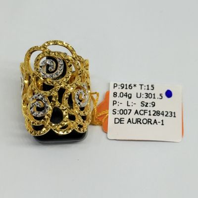 Cincin Fesyen 916 - FLOWER STM 2C