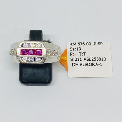 Cincin Perak 925 - MERAH