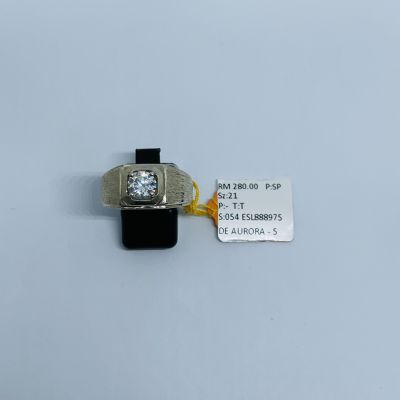 Cincin Perak 925 - BATU PUTIH