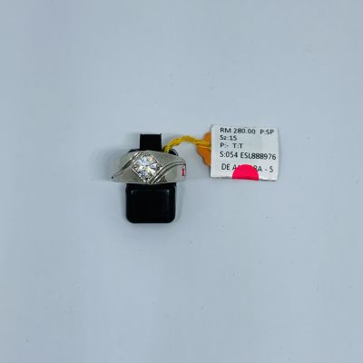 Cincin Perak 925 - BATU PUTIH