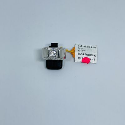 Cincin Perak 925 - BATU PUTIH