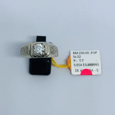 Cincin Perak 925 - BATU PUTIH