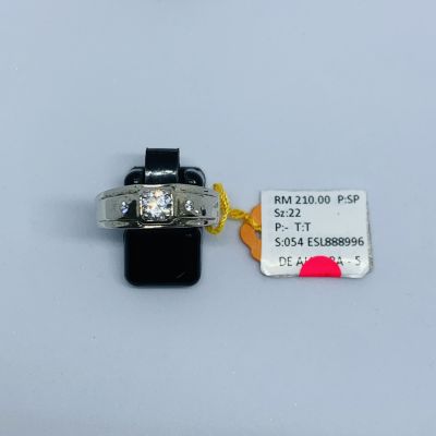 Cincin Perak 925 - BATU PUTIH