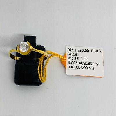 Cincin Permata 916 - ZIRKONIA