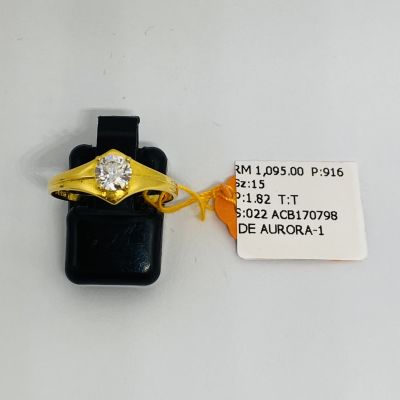 Cincin Permata 916 - ZIRKONIA
