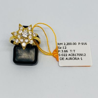 Cincin Permata 916 - ZIRKONIA