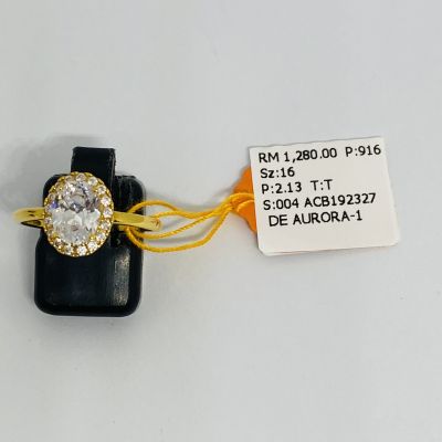 Cincin Permata 916 - ZIRKONIA