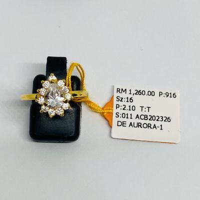 Cincin Permata 916