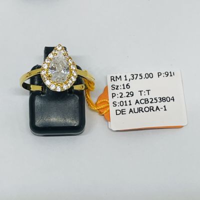 Cincin Permata 916 - EYE DROP