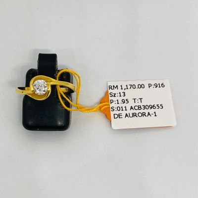 Cincin Permata 916 - BATU PERMATA 