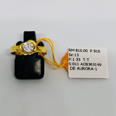 Cincin Permata 916 - CINCIN TUNANG DAN NIKAH