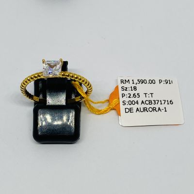 Cincin Permata 916 - CINCIN NIKAH KAHWIN BATU