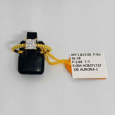 Cincin Permata 916 - CINCIN NIKAH KAHWIN BATU