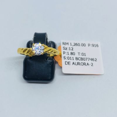 Cincin Permata 916 - CINCIN TUNANG ATAU NIKAH