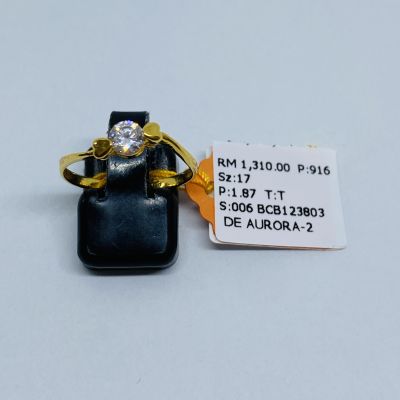 Cincin Permata 916 - CINCIN TUNANG ATAU NIKAH