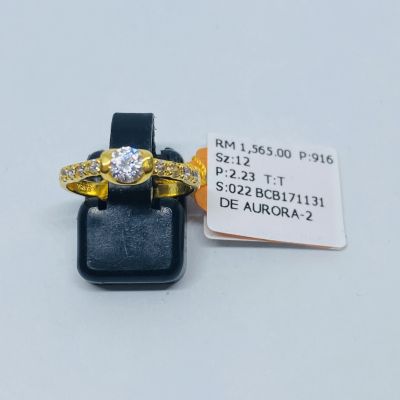 Cincin Permata 916 - CINCIN TUNANG ATAU NIKAH