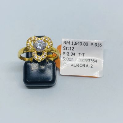 Cincin Permata 916 - CINCIN TUNANG ATAU NIKAH