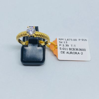 Cincin Permata 916 - ZIRCONIA
