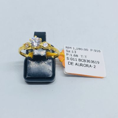 Cincin Permata 916 - ZIRCONIA