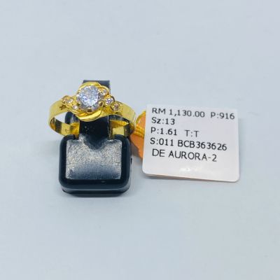 Cincin Permata 916 - ZIRCONIA