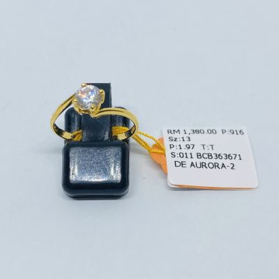 Cincin Permata 916 - ZIRCONIA