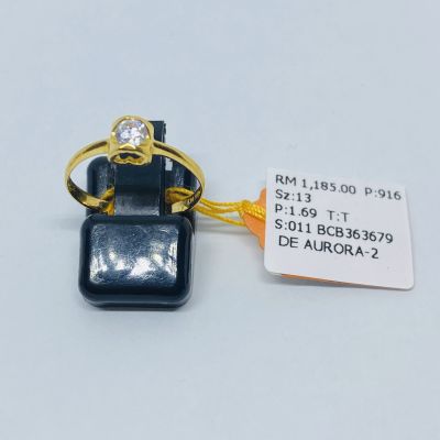 Cincin Permata 916 - ZIRCONIA