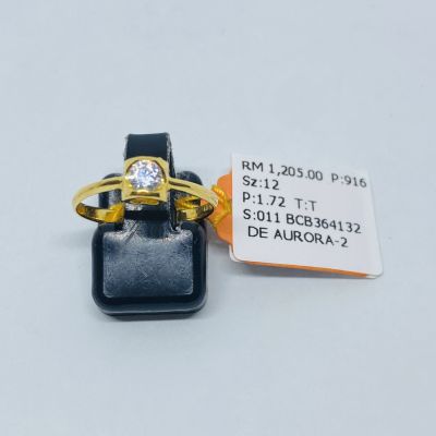 Cincin Permata 916 - ZIRCONIA
