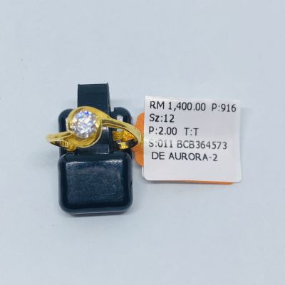 Cincin Permata 916 - ZIRKONIA