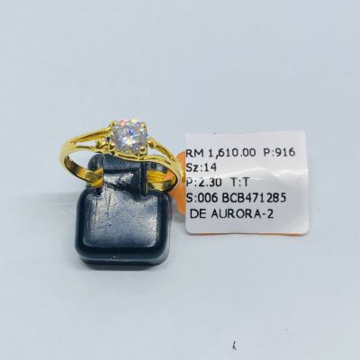 Cincin Permata 916 - ZIRCONIA
