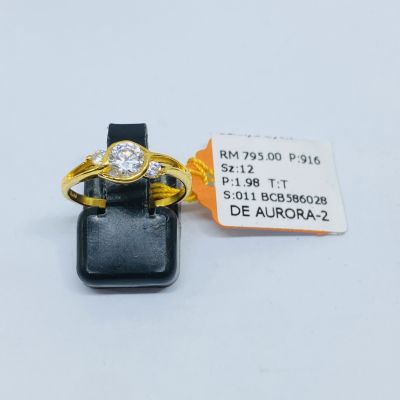 Cincin Permata 916
