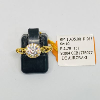 Cincin Permata 916