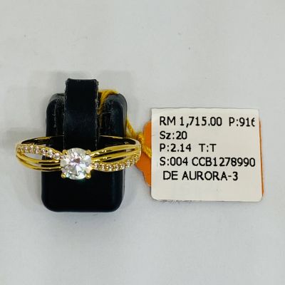 Cincin Permata 916
