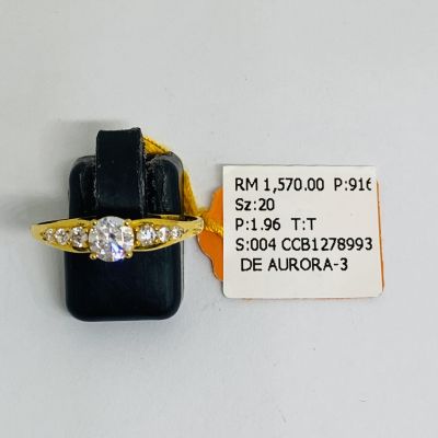 Cincin Permata 916