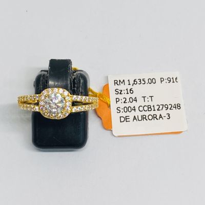 Cincin Permata 916