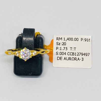 Cincin Permata 916
