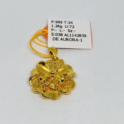 Loket 999 - FLOWER HARDGOLD 1C