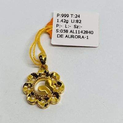 Loket 999 - FLOWER HARDGOLD 1C