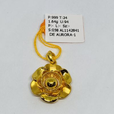 Loket 999 - FLOWER HARDGOLD 1C