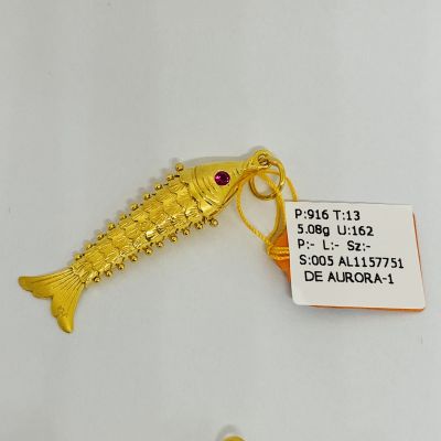 Loket 916 - GOLD FISH STONE