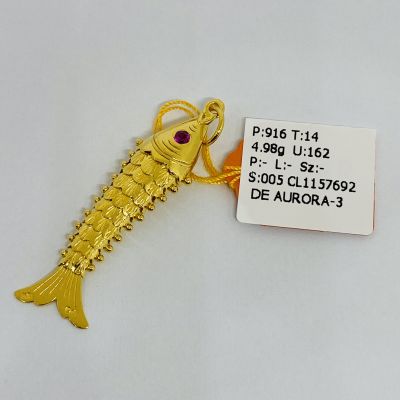 Loket 916 - GOLD FISH STONE