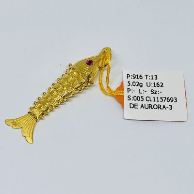 Loket 916 - GOLD FISH STONE