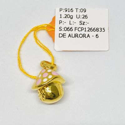 Pandora 916 - MASHROOM ENAMEL PINK 2C