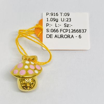 Pandora 916 - MASHROOM ENAMEL PINK 2C